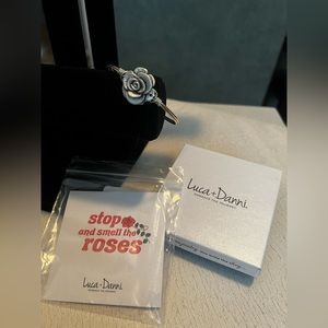 Luca and Danni rosebud bangle bracelet